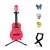 Gitara klasyczna 1/4 dla dzieci różowa z serduszkiem MSA